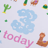 llama-age-3-birthday-sign-and-easel|LLSTWLLAMA3A4|Luck and Luck|2